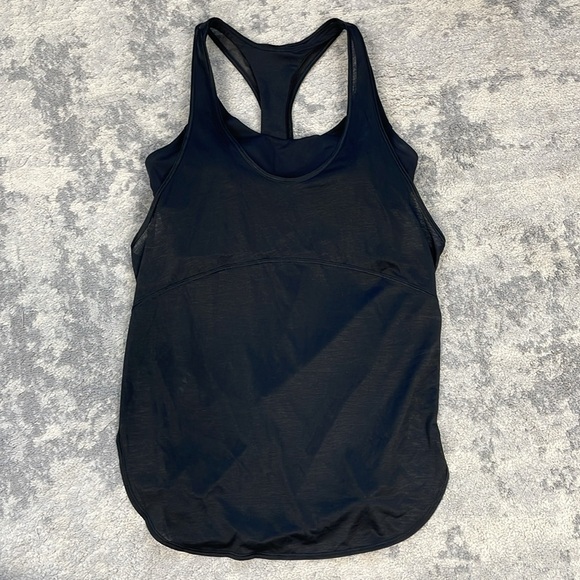 Lululemon Twist Around 2 in 1 Tank Luxtreme in Black W1CFXS Built in Bra 6 - Picture 7 of 16